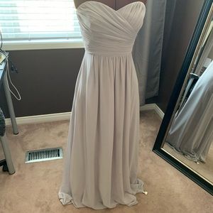 Strapless floor length gown